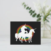 UNICORN LOVE BRIEFKAART (Staand voorkant)