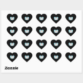 Unicorn Love Hart Sticker (Vel)