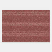 Unicorn Love Heart Inpakpapier Vel (Voorkant 3)