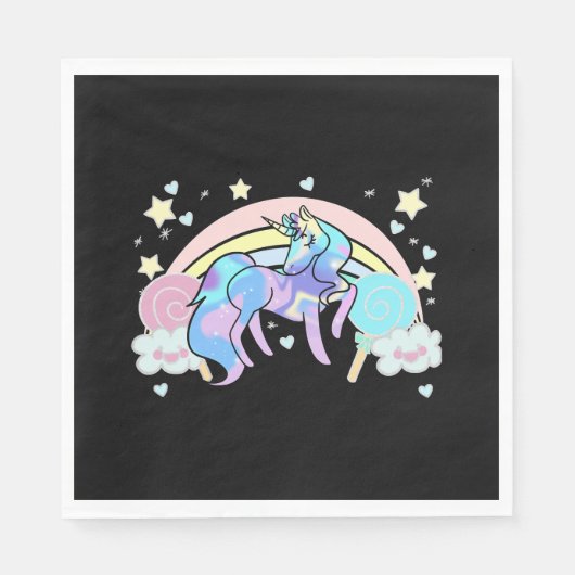 Unicorn LOVE Servet (Voorkant)