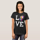 Unicorn Love T-shirt (Voorkant volledig)