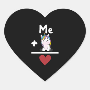 Unicorn Love Unicorn Heart Unicorns Love Hart Sticker