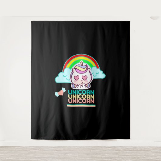 Unicorn Love Wandkleed (Voorkant)