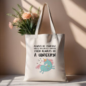 Unicorn Lover Canvas tas - Wees altijd een Unicorn