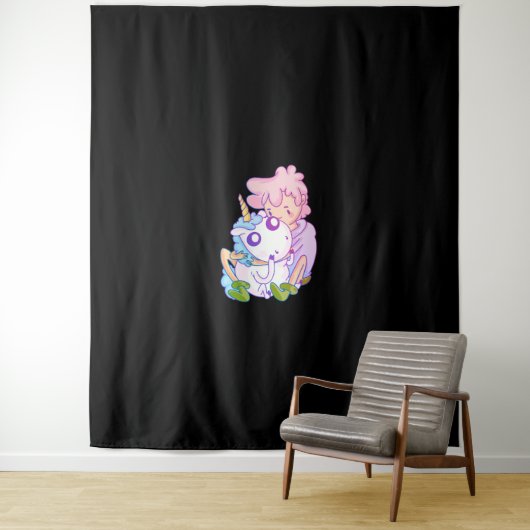 Unicorn Lover Wandkleed (In situ)
