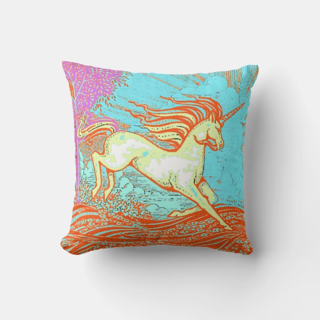 Unicorn Lover's Fantasy Pillow van Sharles Kussen (Voorkant)