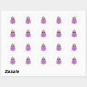 Unicorn Lovers Ronde Sticker (Vel)