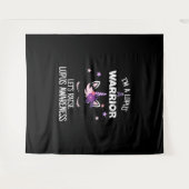 Unicorn Lupus Warrior Gift Raise Lupus Wandkleed (Voorkant (horizontaal))
