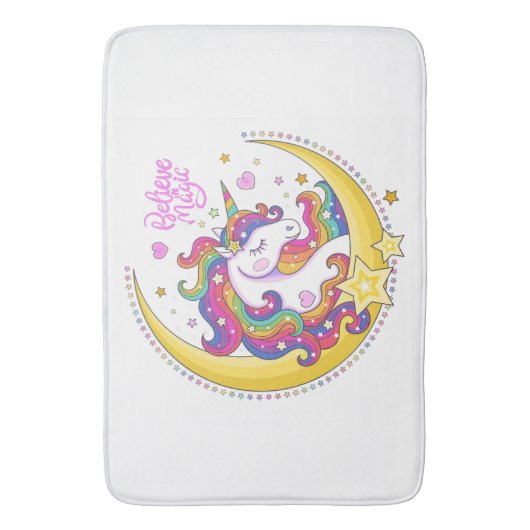 Unicorn Magic Bath Mat (Voorkant Verticaal)