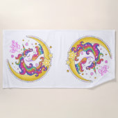 Unicorn Magic Beach Towel Strandlaken (Voorkant)