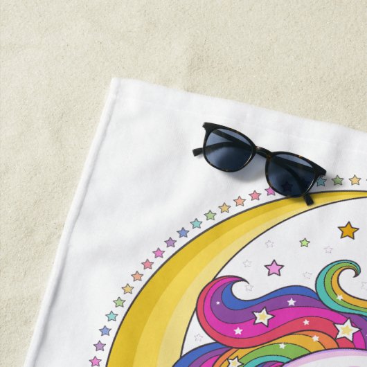 Unicorn Magic Beach Towel Strandlaken (In situ)