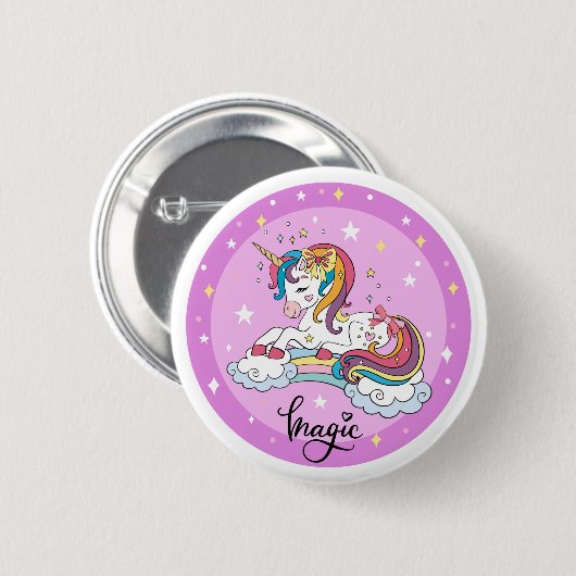 Unicorn Magic Button (Voorkant /achterkant)