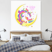 Unicorn Magic Canvas Print (Insitu (Slaapkamer))