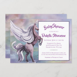 Unicorn Magic   Colorful Pastel Fantasy Waterverf Kaart