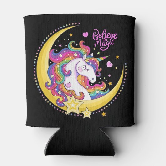 Unicorn Magic Cozy Blikjeskoeler (Achterkant)