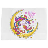 Unicorn Magic Gift Bags Groot Cadeauzakje (Achterkant)