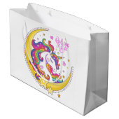 Unicorn Magic Gift Bags Groot Cadeauzakje (Achterkant Gekanteld)