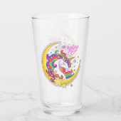 Unicorn Magic Glass Tumbler (Achterkant)