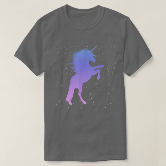Unicorn Magic Horse Celestial Sterrennacht S T-shirt (Design voorkant)