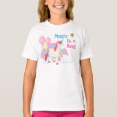 Unicorn Magic is echt T-shirt (Voorkant)