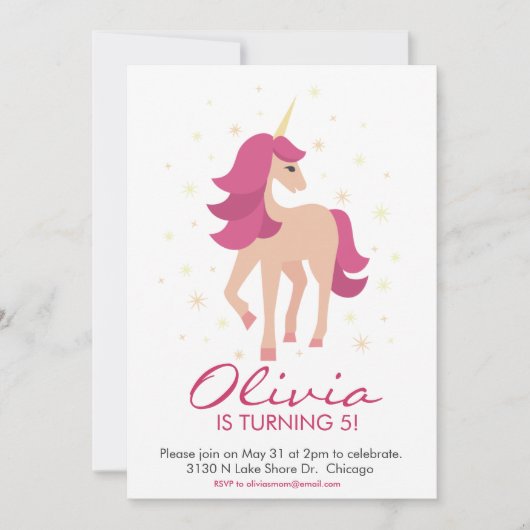 Unicorn Magic Kaart (Voorkant)