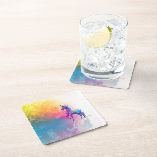 Unicorn Magic Kartonnen Onderzetters (Insitu)