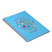 Unicorn Magic Kawaii Notitieboek (Rechterzijde)