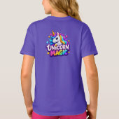 Unicorn Magic Kids T-shirt (Achterkant)
