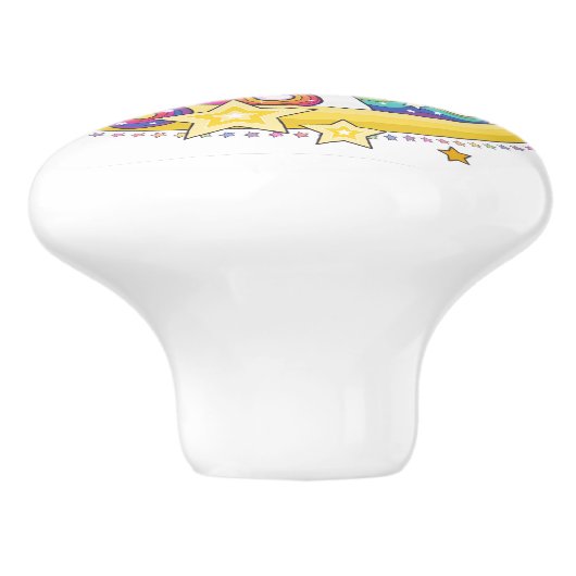 Unicorn Magic Knob Keramische Knop (Zijkant)