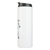 Unicorn Magic, leuke unicorn-illustratie Thermosbeker (Geroteerd rechts)