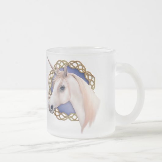 Unicorn Magic Matglas Koffiemok (Rechts)