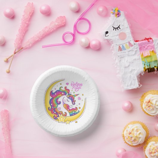 Unicorn Magic Paper Bowls Papieren Kommen (Feest)