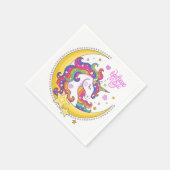 Unicorn Magic Paper Napkins Servet (Hoek)