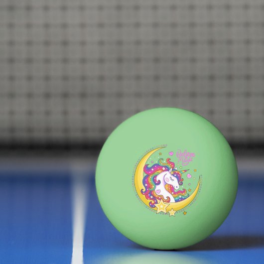 Unicorn Magic Ping Pong Balls Pingpongbal (Net)