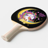 Unicorn Magic Ping Pong Paddle Tafeltennisbatje (Voorkant Gekanteld)