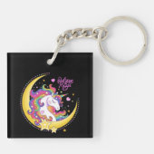 Unicorn Magic Sleutelhanger (Achterkant)