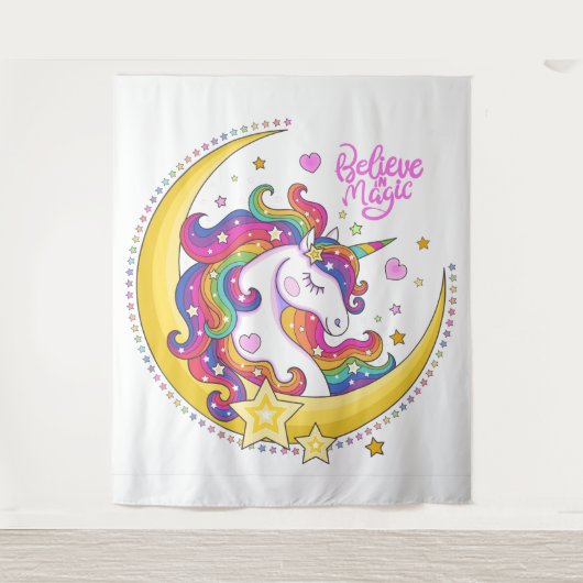 Unicorn Magic Tapestry Wandkleed (Voorkant)