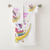 Unicorn Magic Towel Set Bad Handdoek (Insitu)