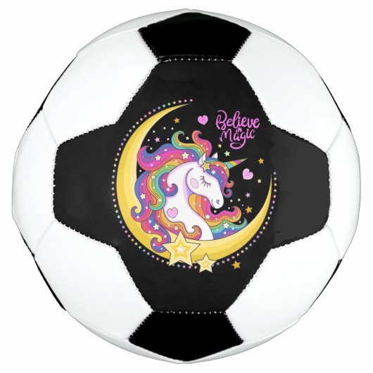 Unicorn Magic Voetbal (Voorkant)