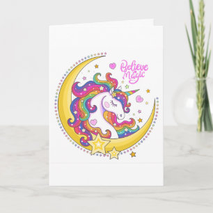 Unicorn Magic Wenskaart (blanco) Kaart