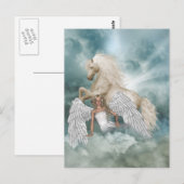 Unicorn Magical Beauty Angel Briefkaart (Voorkant / Achterkant)