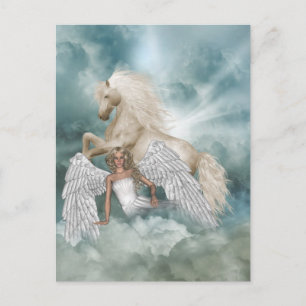 Unicorn Magical Beauty Angel Briefkaart