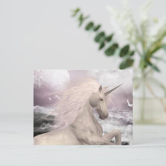 Unicorn Magical Beauty Briefkaart (Staand voorkant)