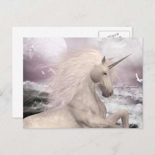 Unicorn Magical Beauty Briefkaart (Voorkant / Achterkant)