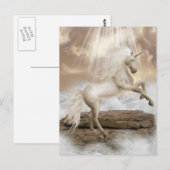 Unicorn Magical Beauty Briefkaart (Voorkant / Achterkant)