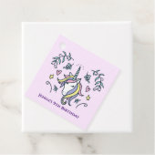 Unicorn Magical Birthday Bedankjes Labels (In situ)