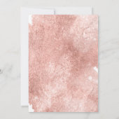 Unicorn Magical Birthday Invitation Kaart (Achterkant)