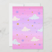 Unicorn Magical Birthday Invitation Kaart (Achterkant)