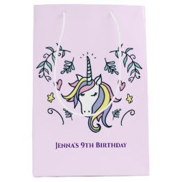 Unicorn Magical Birthday Medium Cadeauzakje