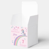 Unicorn Magical Birthday Party Bedankdoosjes (Geopend)